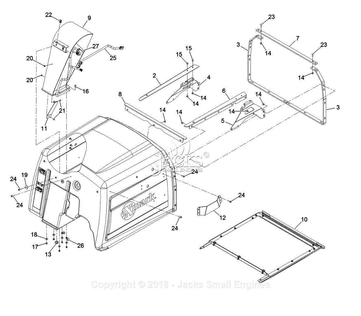 exmark parts diagram