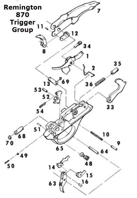 exploded diagram remington 1100 parts diagram