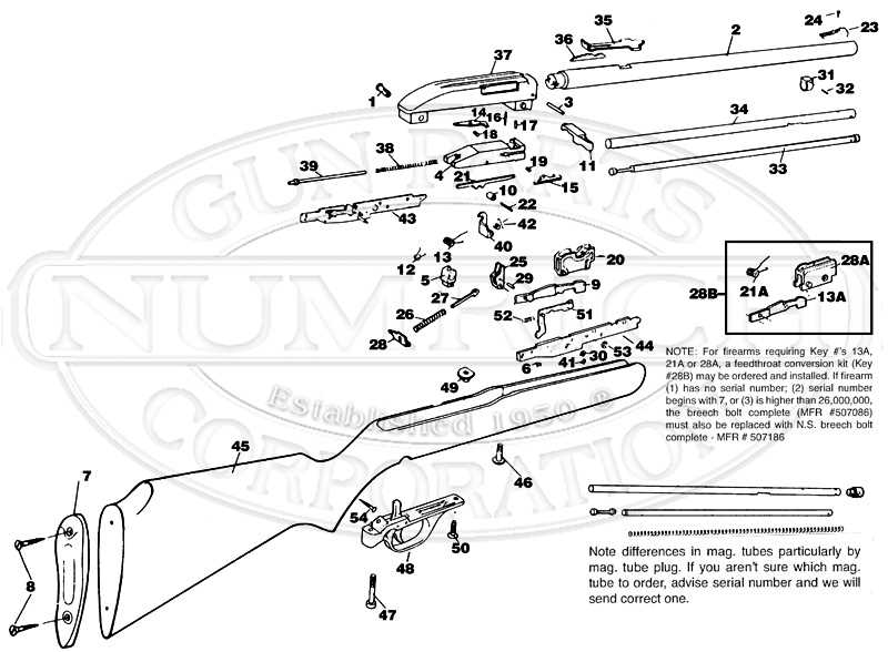 exploded marlin 336 parts diagram