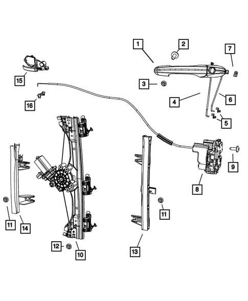 exterior door parts diagram