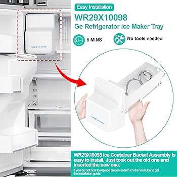 ge refrigerator ice maker parts diagram