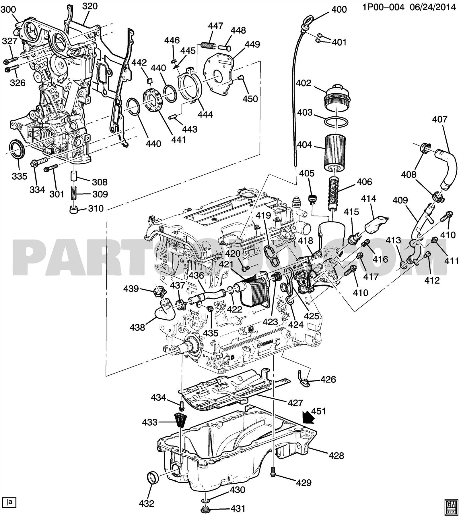 chevy cruze engine parts diagram