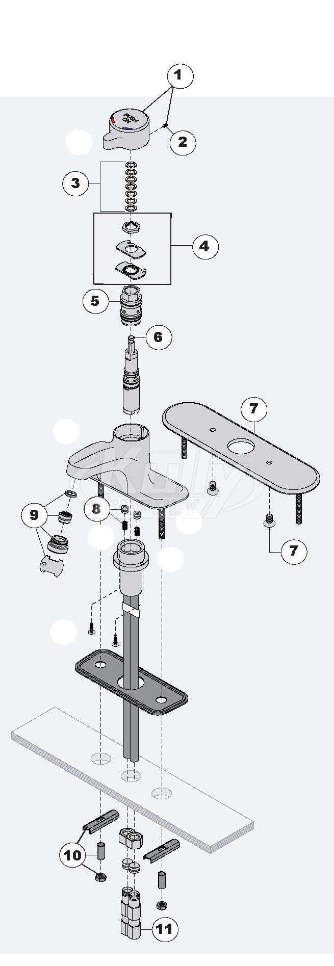 faucet parts diagram