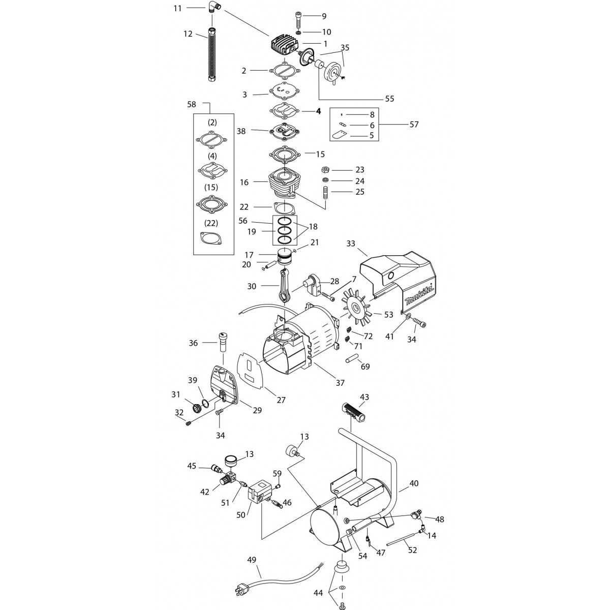 hitachi ec12 parts diagram