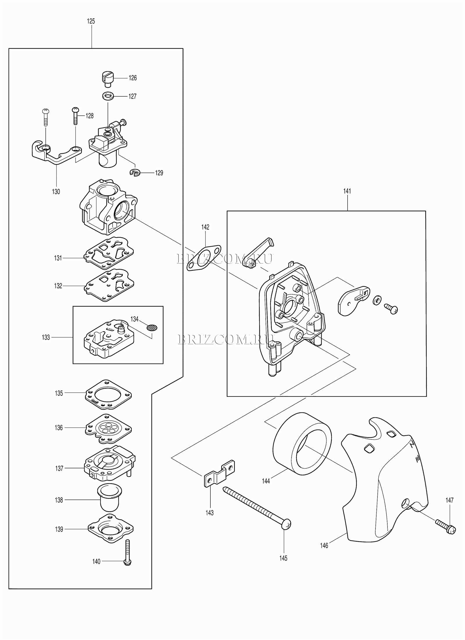 fs 45 parts diagram