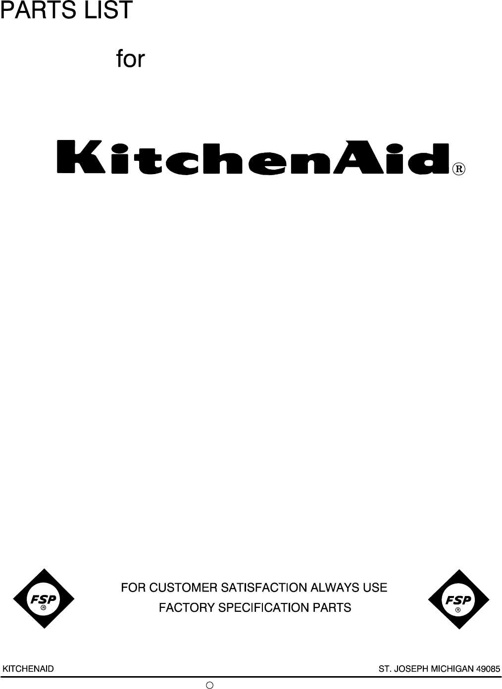 kitchen aid parts diagram