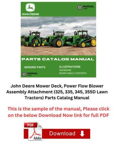 john deere gx345 mower deck parts diagram