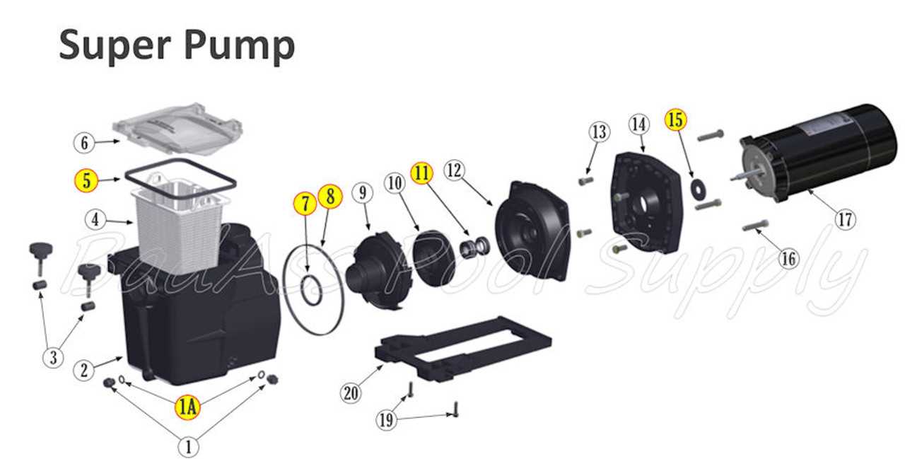 hayward pool pump parts diagram