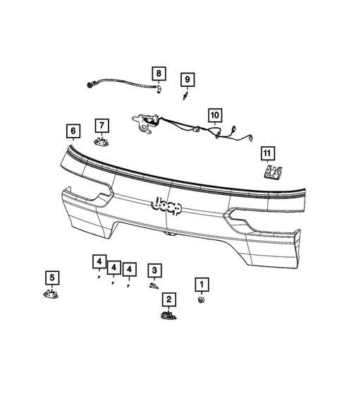 jeep grand cherokee body parts diagram