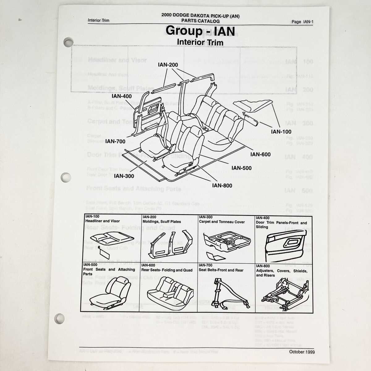 dodge dakota parts diagram