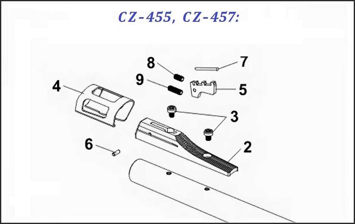 cz 455 parts diagram