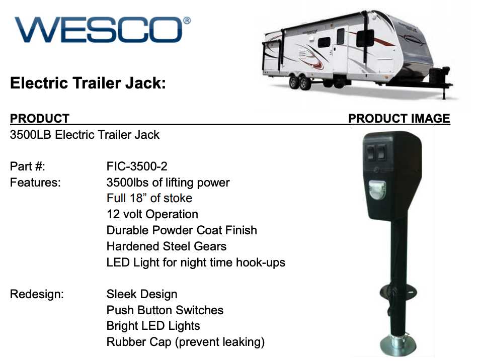 fic 3500 tongue jack parts diagram