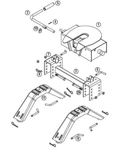 fifth wheel parts diagram