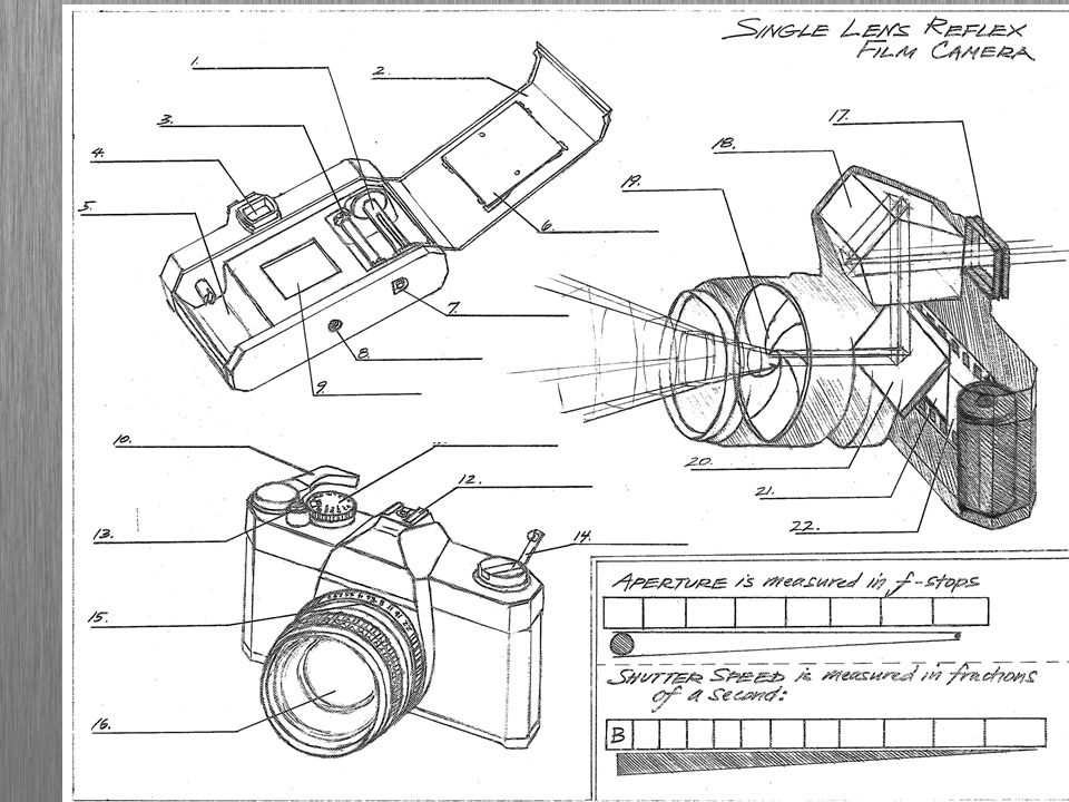 film camera parts diagram