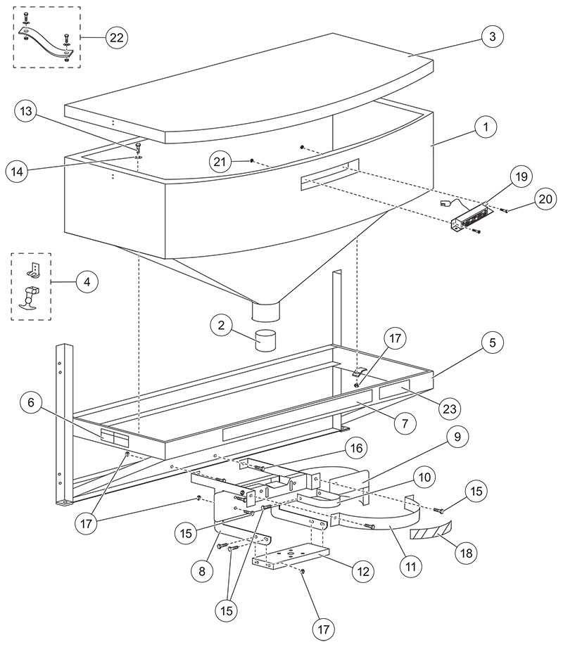 fisher poly caster parts diagram