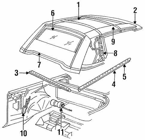 bmw e36 convertible parts diagram