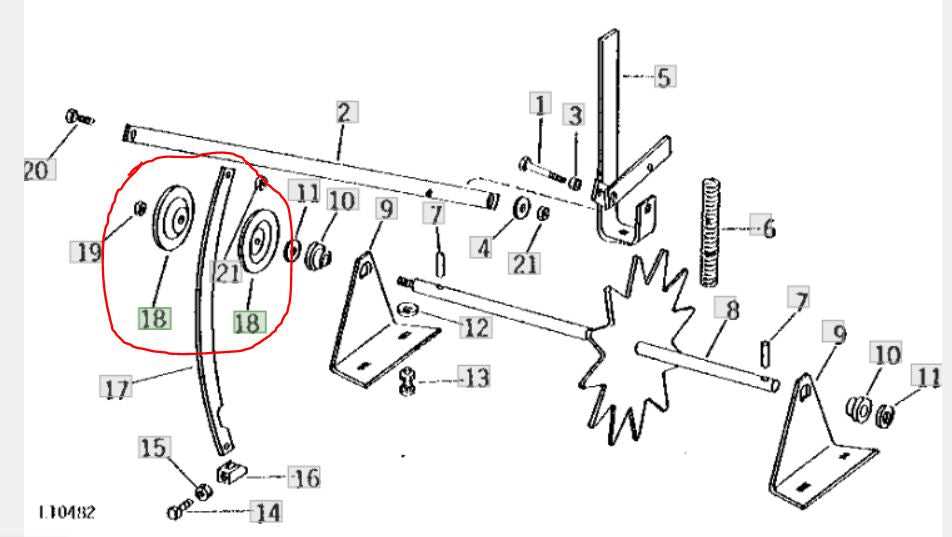 hay baler parts diagram