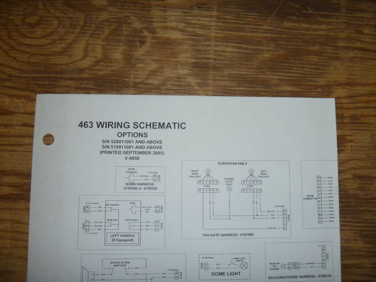 bobcat 463 parts diagram