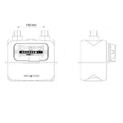 gas meter parts diagram