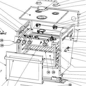 force 10 stove parts diagram