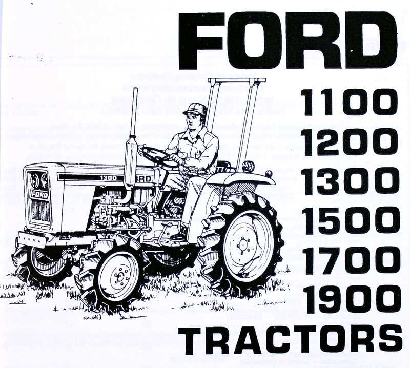 ford 1600 tractor parts diagram