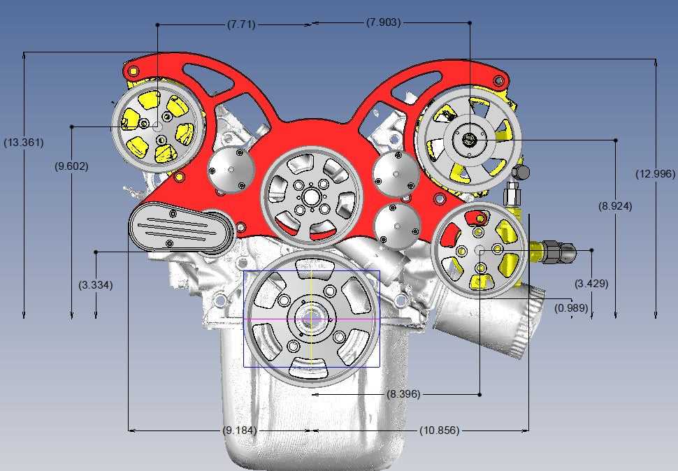 ford 302 engine parts diagram