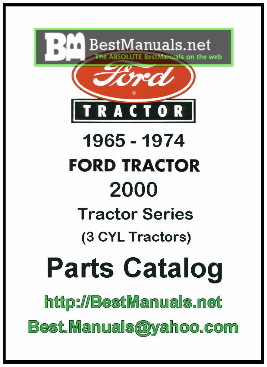 ford 4000 tractor parts diagram