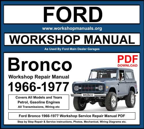 ford bronco parts diagram