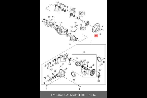 ford dana 60 front axle parts diagram