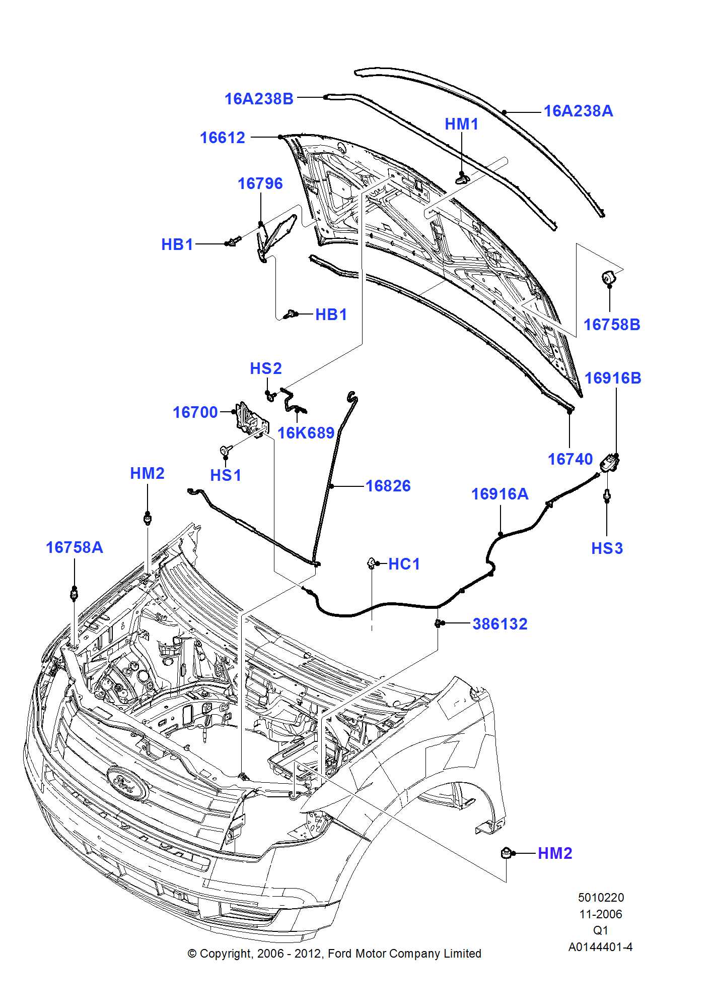 ford edge parts diagram