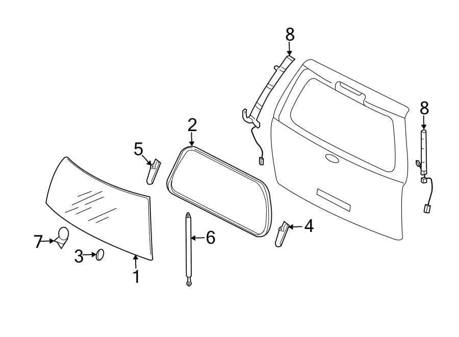 ford expedition body parts diagram