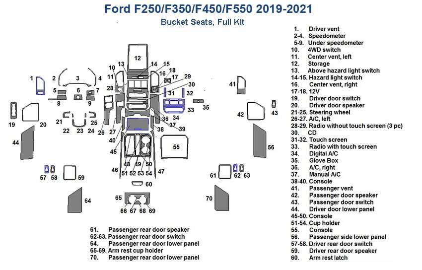 ford f 450 parts diagram