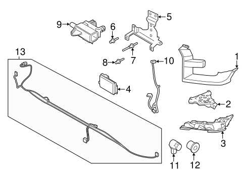 ford f150 front end body parts diagram