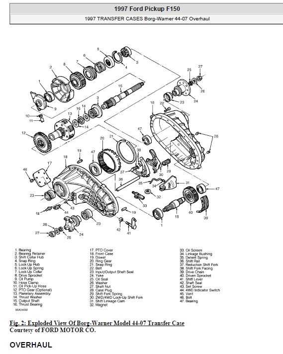 ford f150 parts diagram