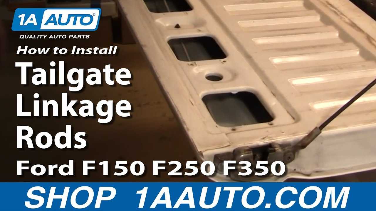 ford f150 tailgate parts diagram