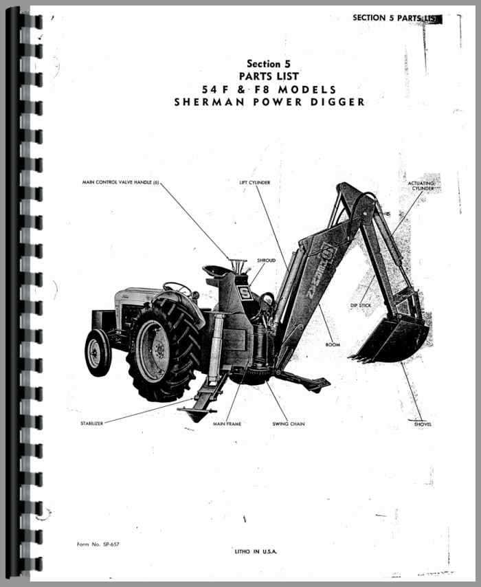 ford naa parts diagram