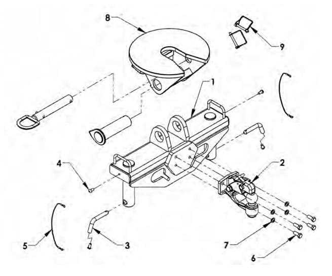 fifth wheel hitch parts diagram