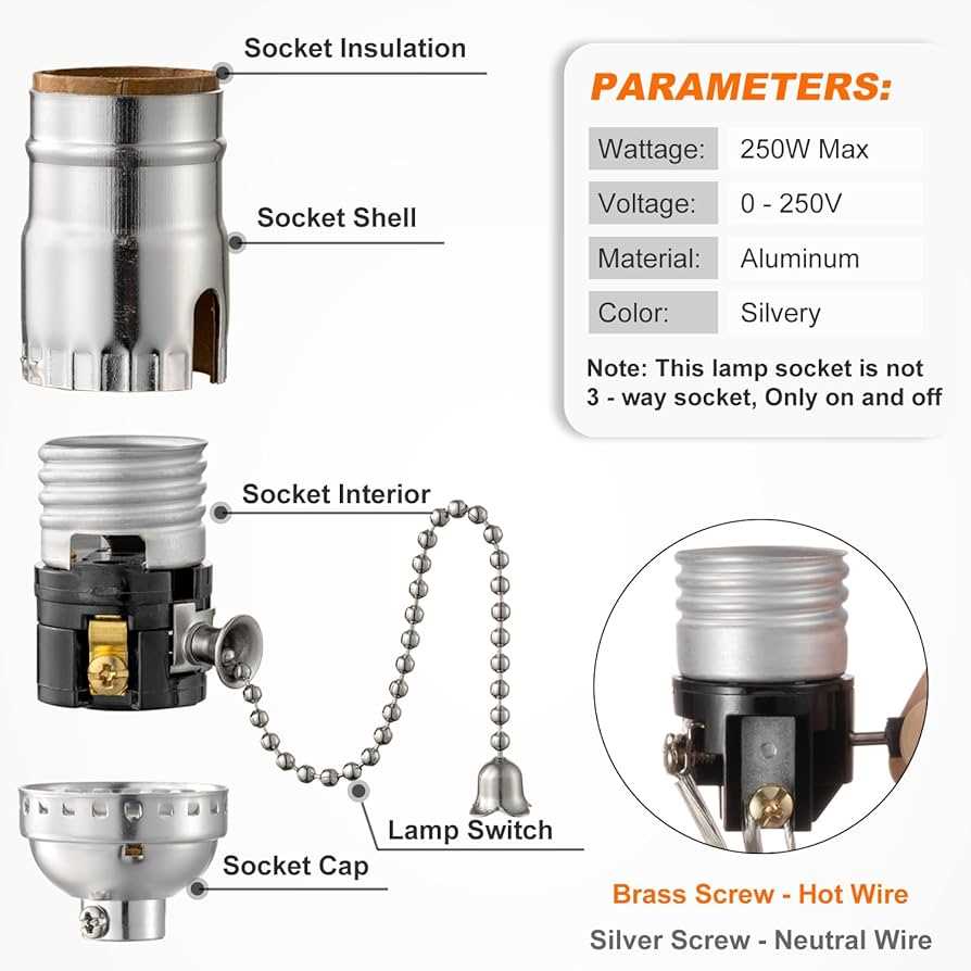 light socket parts diagram