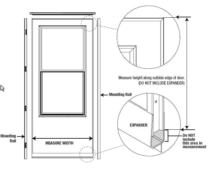 larson storm door parts diagram