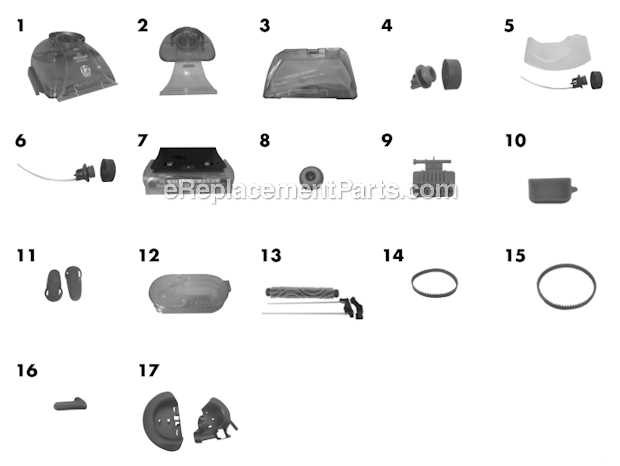 bissell revolution parts diagram