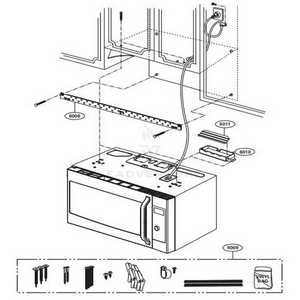 lg microwave parts diagram