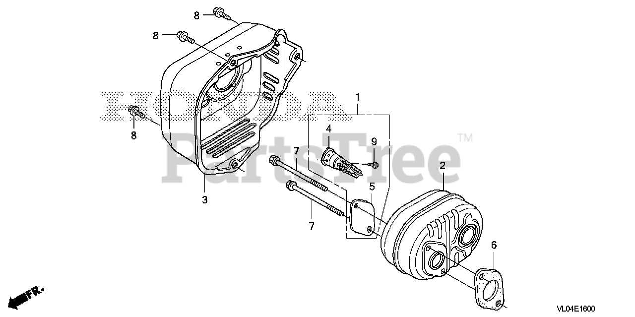 honda hrr216 parts diagram