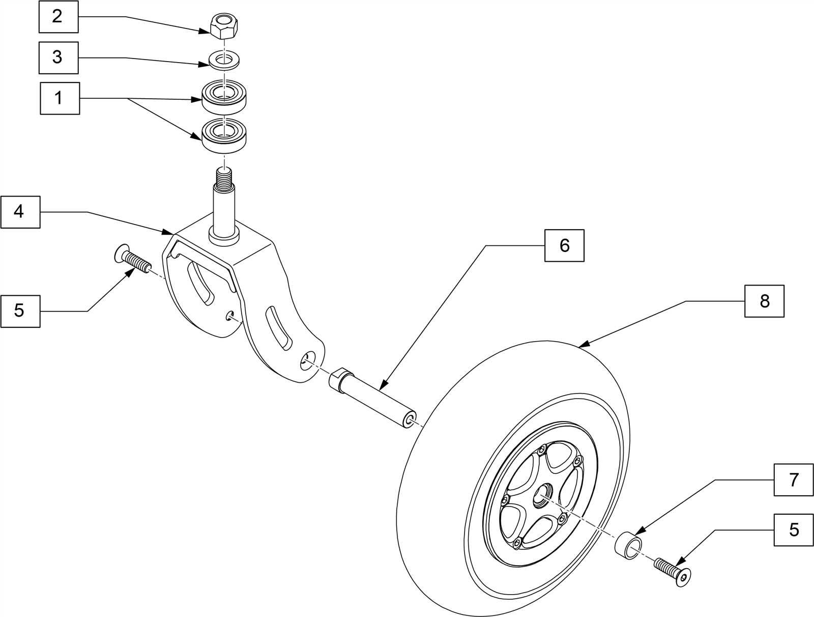 car wheel parts diagram