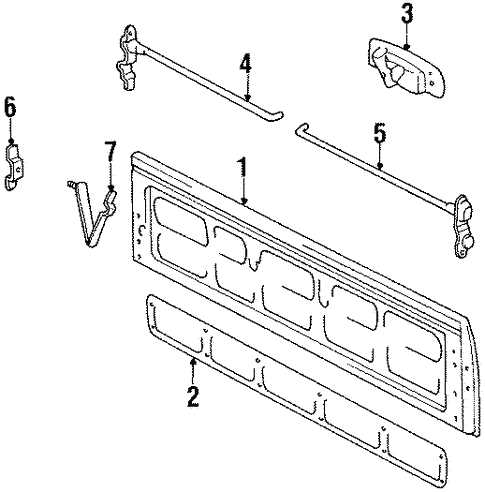 toyota pickup parts diagram