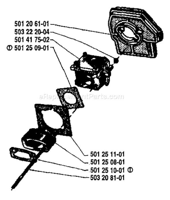 husqvarna l65 parts diagram