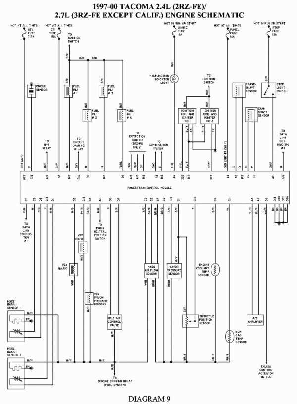 1998 toyota tacoma parts diagram