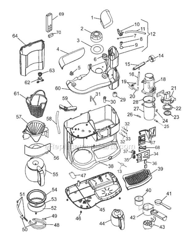 keurig b40 parts diagram