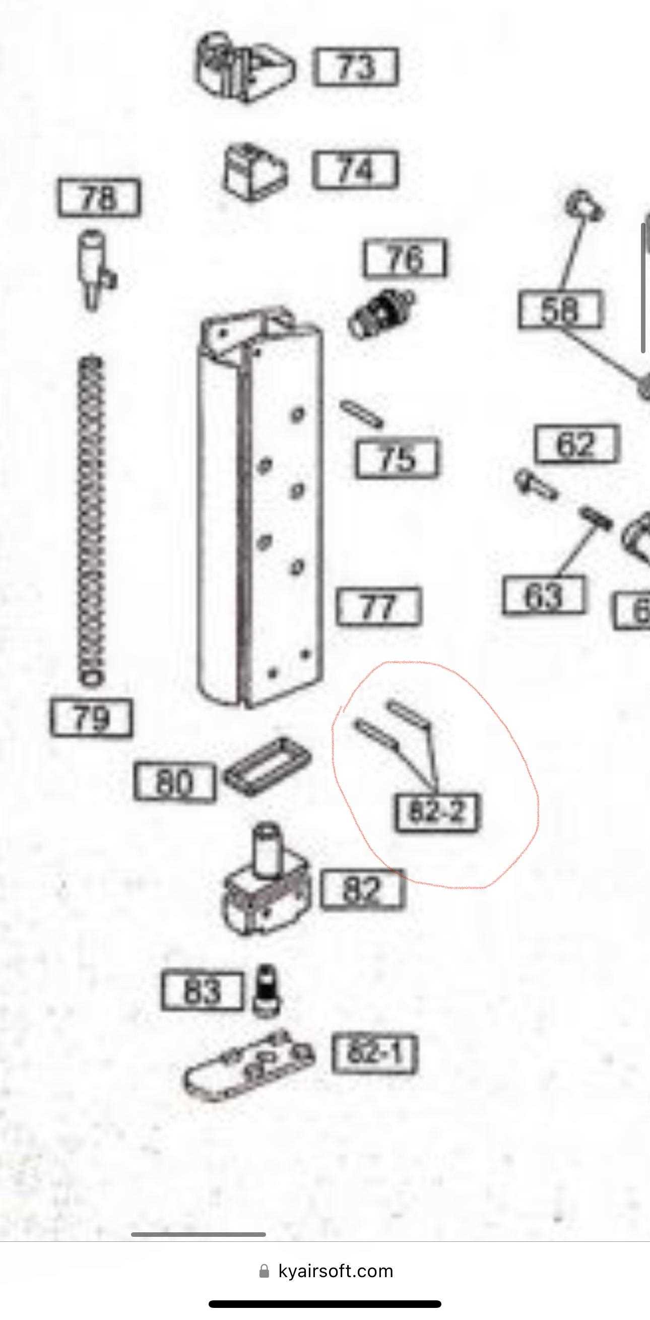 magazine parts diagram