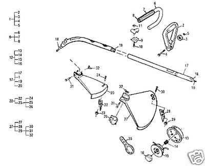 homelite xl12 parts diagram