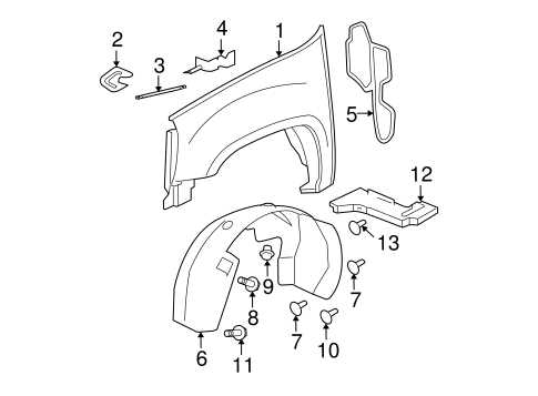 2011 gmc sierra 1500 parts diagram